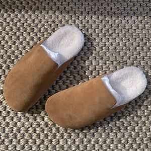 J.crew calf suede cozy clog